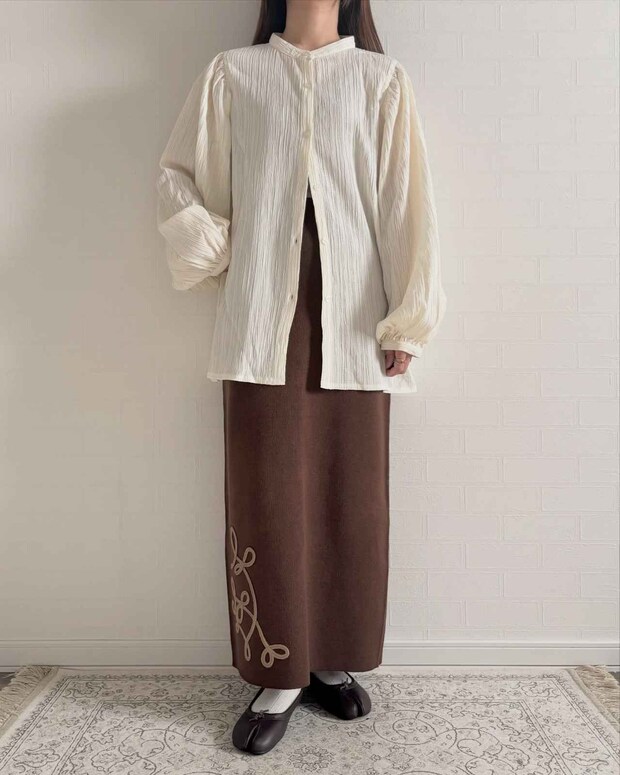 1,000円台に見えない♡【しまむら】着るだけで春っぽ「優秀シアーシャツ」