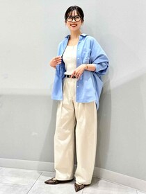 結局、「定番ブルーシャツ」が頼れる！【GU】大人はこう着たい！「着こなし術」