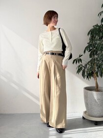 今買うなら“長く使える”ものを！【40・50代】ヘビロテしたくなる♡「洗練ワイドパンツ」