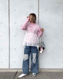 「それ可愛い！」→ 実は【しまむら】！ 穿くだけでシャレ見え♡「1,000円台デニムパンツ」