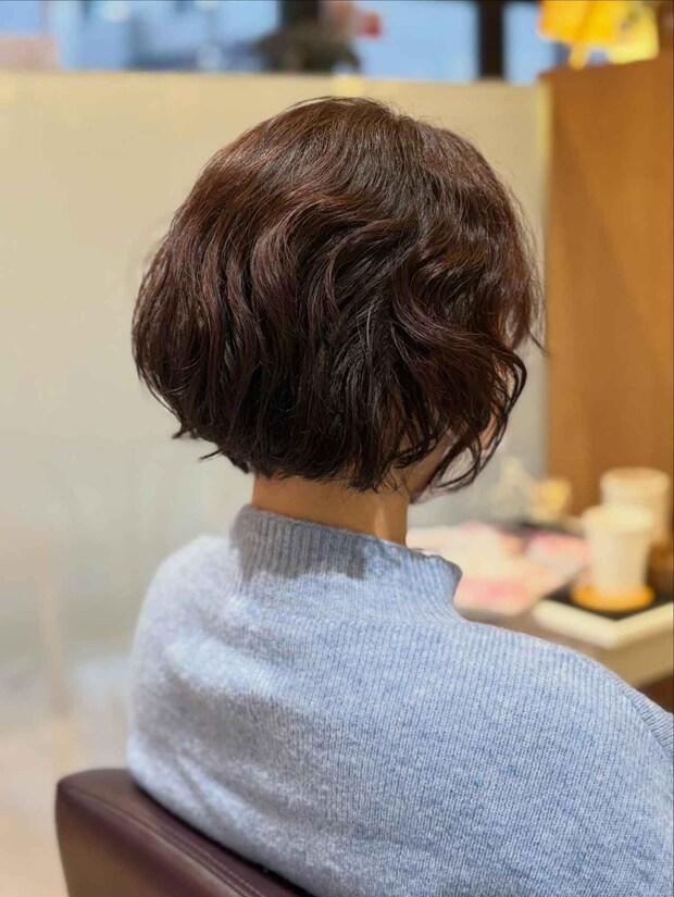 がっつりショートは、、（汗）→ これなら大人可愛い♡【40・50代】に推したい「ショートボブ」