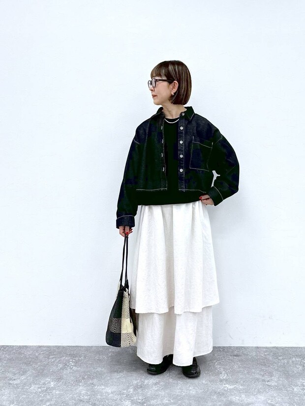 ひと癖あるのにきれい見え！【studio CLIP】40・50代におすすめ♡「主役級スカート」