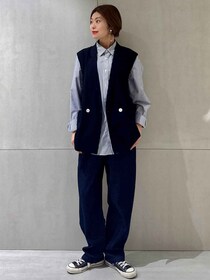 【無印良品の店員さん】がお手本！ 大人が即こなれる♡「最旬パンツコーデ」