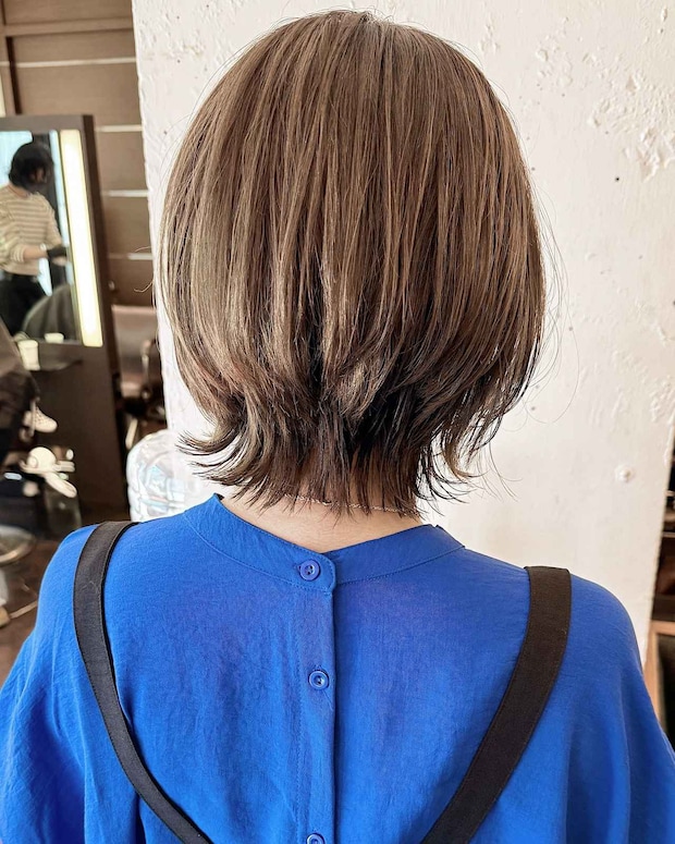 "5年前と同じボブ → コレでアプデ!!【40・50代】が挑戦しやすい◎「控えめウルフボブ」