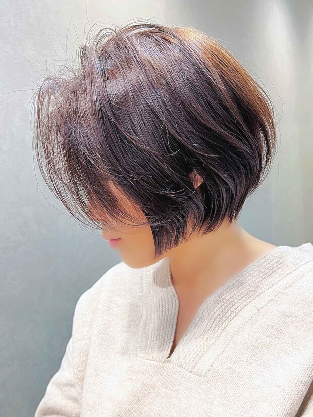 「シュッとまとまる」がいい！【40・50代】顔まわりすっきり見え♡「ショートボブ」