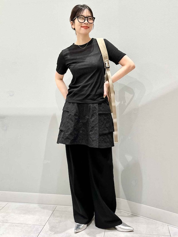 「スコート × パンツ」が合うんです！【GU】真似するだけでこなれる♡「最旬レイヤードコーデ術」