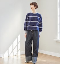 「ラクなのに美シルエット！」【しまむら】40・50代のシャレ見え「パンツコーデ」