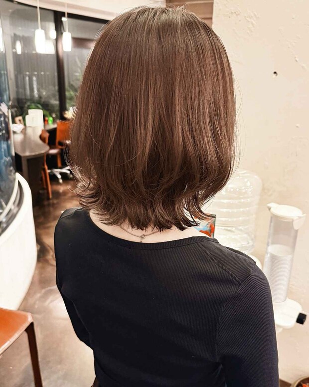 "頑張ってる感なく即オシャレ♡【40・50代】こそオーダーしたい!「ボブウルフ」