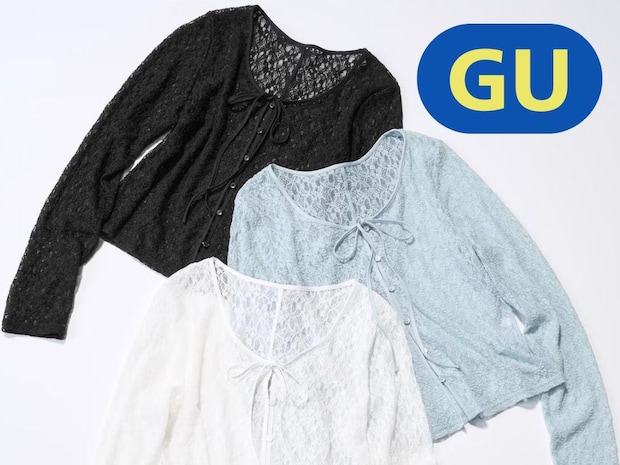 【GUのレース】が断然シャレてる♡ 今買って長く着回せそう！「主役級トップス」