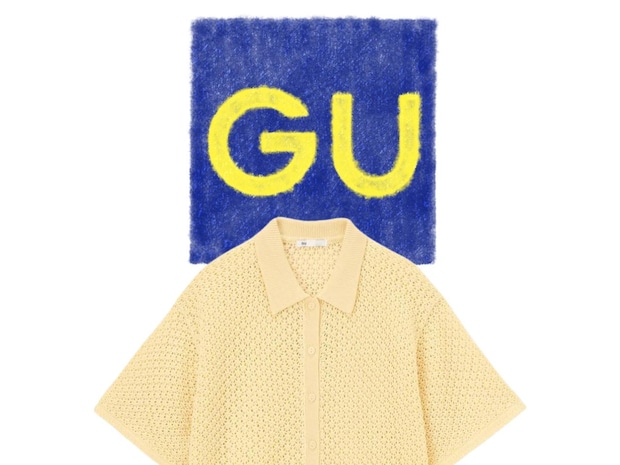 このデザインで1,990円!?【GU】ガバッと着るだけでサマ見え!「透かし編みトップス」