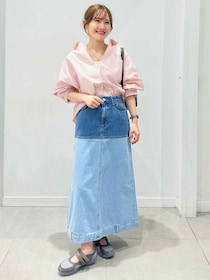 【GUコラボ商品】がセンス別格！ ひと癖あるけど派手すぎない♡「デニムスカート」
