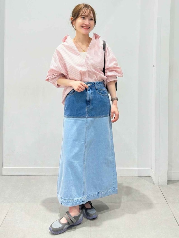 【GUコラボ商品】がセンス別格！ ひと癖あるけど派手すぎない♡「デニムスカート」