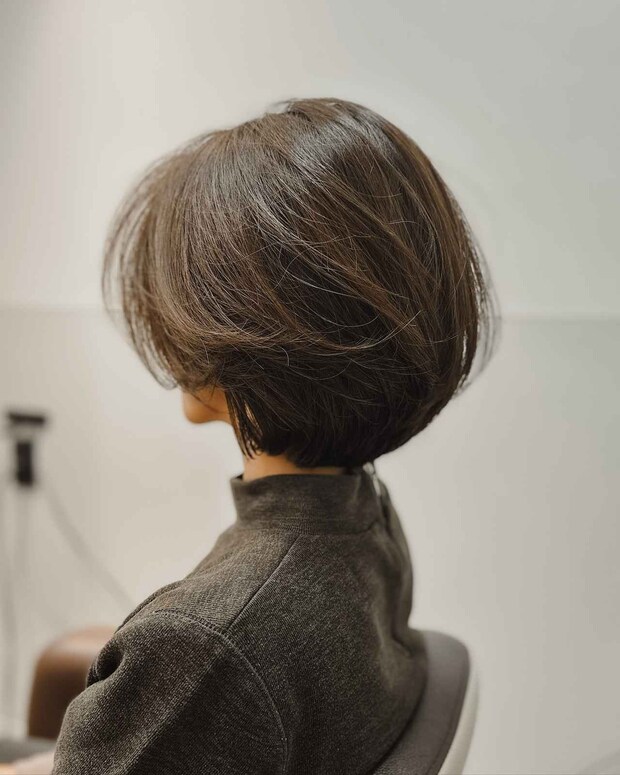 シンプルなのに、なんかオシャレ!【40・50代】に推したい♡「こなれボブ」