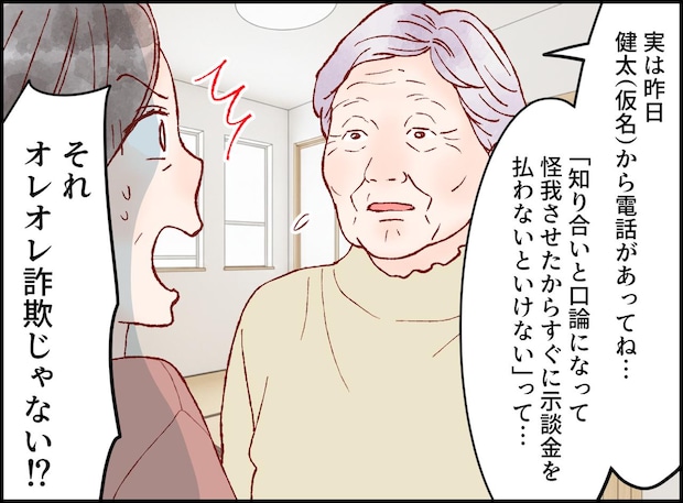孫を名乗る詐欺を信じた80代母──まさかの対応で詐欺師の心を折ってしまい！？