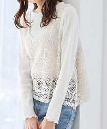 「服欲しいけどたくさんは買えない、、」って人に！【ハニーズ】手持ち服がこなれる「優秀ベスト」