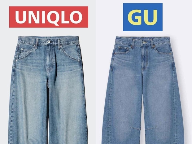 【ユニクロのバギーカーブ】or【GUのバレルレッグ】で悩む、、 → 自分に合う1本の「選び方」
