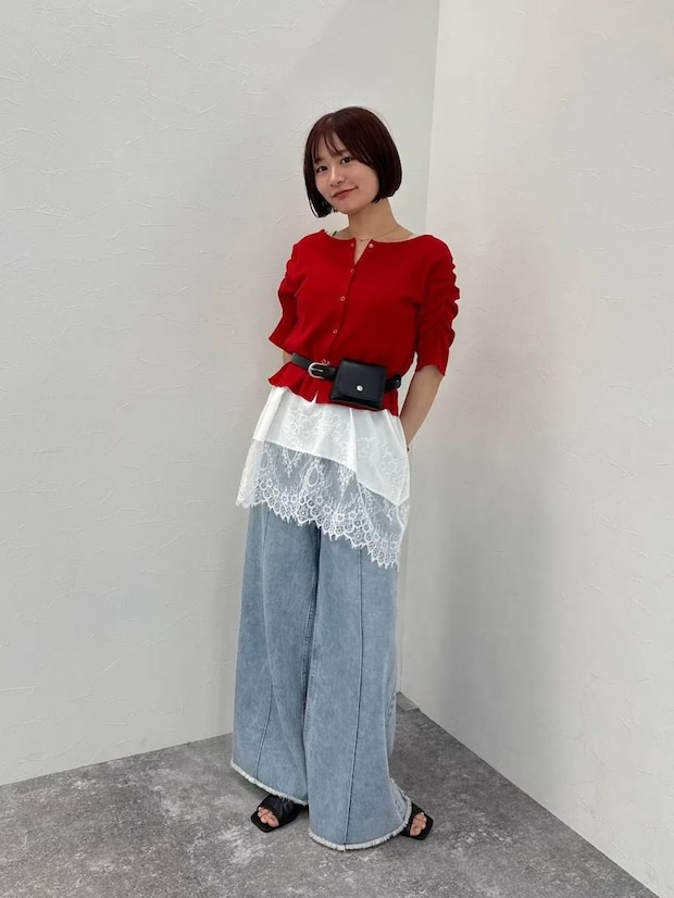 「なんだか物足りない、、」→【ポーチ付きベルト】で叶う「メリハリコーデ」
