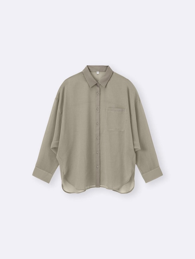 ＜40・50代＞【GUのシャツ】同じ服でもここまで違う！ 着方を変えるだけでOK♡「保存級こなれテク」