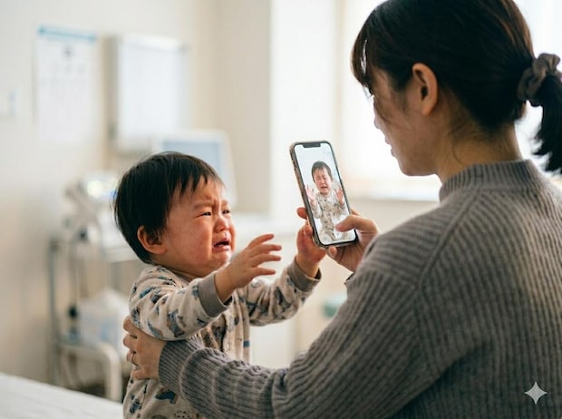 小児科で、泣く我が子より撮影が優先！？ 注意した看護師に「通報するぞ」と逆ギレした親の末路