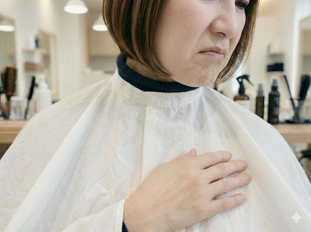 美容室で「い、息ができない」首に巻かれたタオルが“激臭”だった！ 耐えられず、意を決して伝えたら