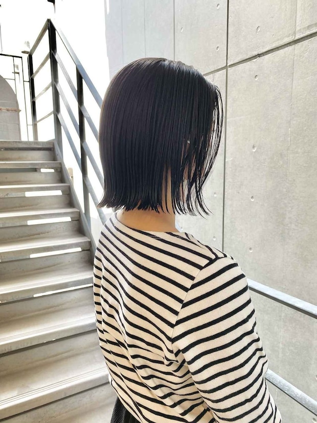 「ボブ派の夏」→【40・50代】コレで垢抜ける♡「切りっぱなしボブ」