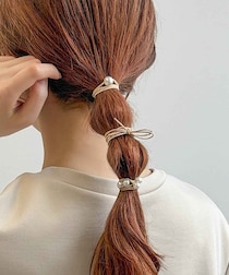 黒ゴムをこっちに変えるだけ！【3COINS】簡単にシャレる♡「新作ヘアゴム」