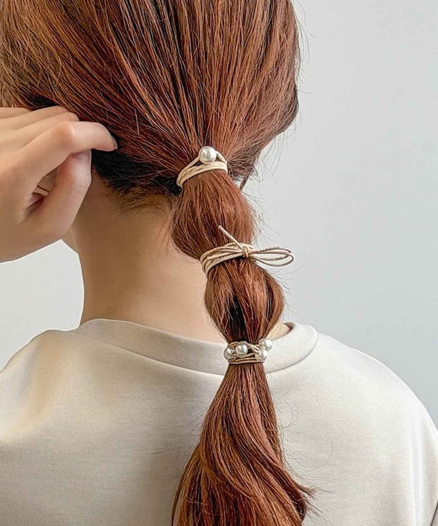 黒ゴムをこっちに変えるだけ!【3COINS】簡単にシャレる♡「新作ヘアゴム」