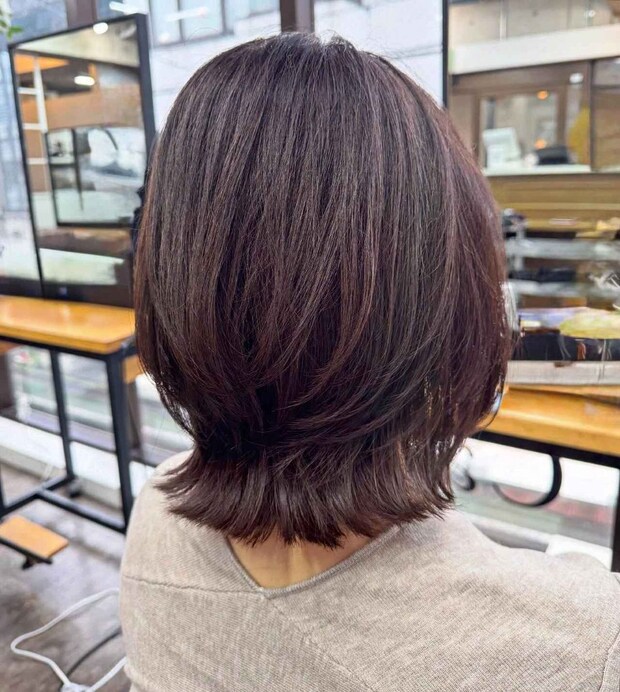 「野暮ったいボブ」から卒業!【40・50代】品のある「大人のレイヤーボブ」
