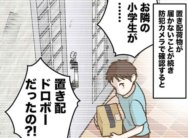 置き配ドロボーは、お隣の小学生だった。「申し訳ございません。実は」その『衝撃の動機』に親も真っ青