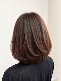 無難ボブ → シャレ見えボブに！【40・50代】長さそのままで◎「レイヤーボブ」