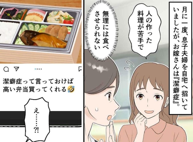 「人の作った料理は苦手」と拒む嫁に、高級弁当を出していた私。裏で仕組まれていた悪質な罠の真相