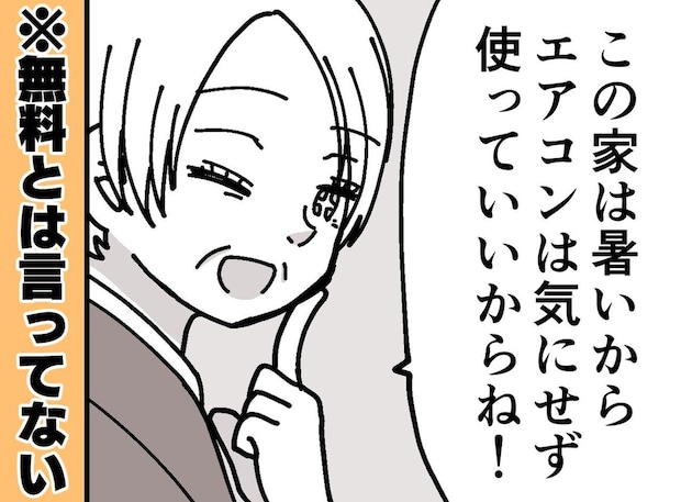 義母「エアコンは自由に使っていいからね」信じて過ごした初帰省の最終日、理不尽な展開に