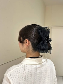 楽ちんヘア完成！【ローリーズファーム】つけるだけで華やかに♡「大きめヘアアクセ」