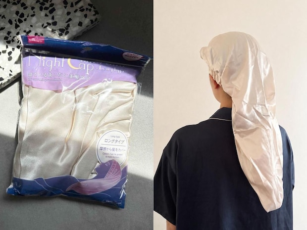 【ダイソー】220円のナイトキャップを試してみると?→ 一晩で変化が!「これは想像以上」