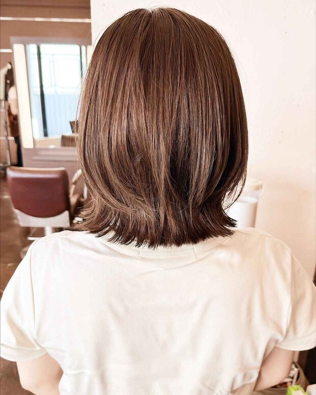 子どもっぽボブ → 洗練ボブへ♡【40・50代】軽すぎず重すぎない「上品ボブ」