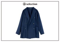 〈ミズイロインド〉から、ラフに着こなせるダブルブレストのジャケットを。