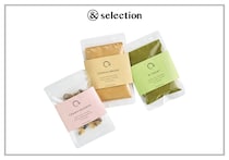 天然の香原料のみを使ったやさしい香りを楽しめる、〈チエ〉のレジン＆パウダー。