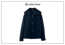 どんなボトムスとも相性抜群。〈ニコルソン アンド ニコルソン〉のセーラーカラーコート。