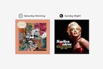 バイオリニスト、アレンジャー 須原杏さんが選ぶ、土曜の朝と日曜の夜の音楽。「寒くなってくるとセンチメンタルになったり、悲しさが深くなったり」。日曜の朝はマリリン・モンローの「She Acts Like A Woman Should」を。