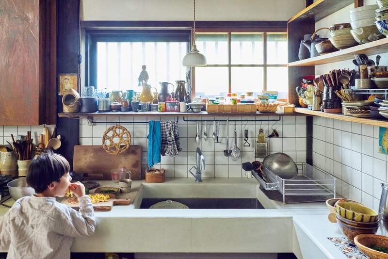 築150年のお勝手を、朗らかな台所に。『やわい屋』店主・朝倉佳子さんの台所。