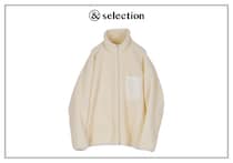 暖かいのに薄手で軽量。リサイクル素材を使った〈ワイ〉のボアブルゾン。