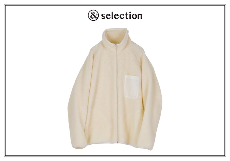 暖かいのに薄手で軽量。リサイクル素材を使った〈ワイ〉のボアブルゾン。