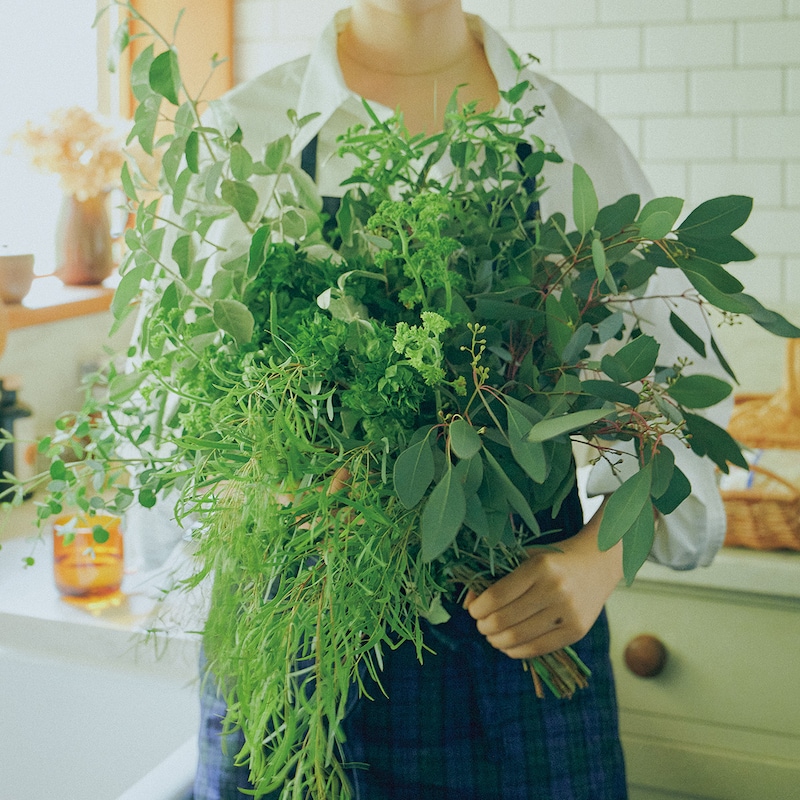 さっぱりとした香りで、キッチンにも飾りやすい3種のユーカリ。