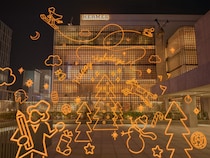 銀座の空に、3Dドローイング。「HERMÈS LANTERNE DRAWING」が『Ginza Sony Park』で12月20日（土）から25日（木）まで開催。