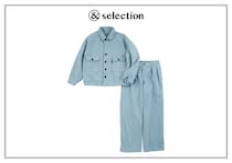 ヴィンテージのような風合いが魅力。〈アップサイクルリノ ベーシック〉のジャケット＆パンツ。