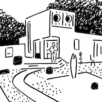 〈IDÉE〉 ディレクター 大島忠智さんが語る今月の映画は、ジャック・タチ監督・主演の『ぼくの伯父さん』 。