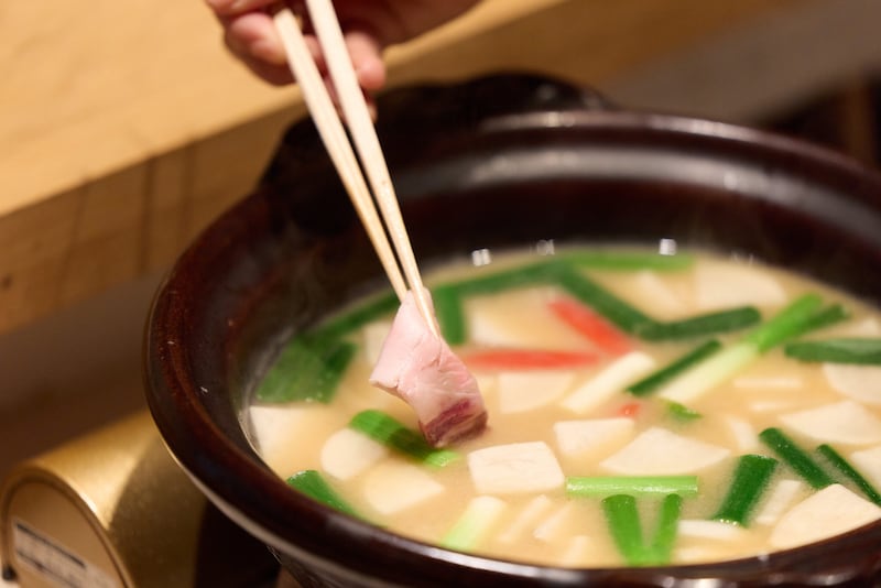 私の大好きな「猪みそ鍋」。写真と文：原田アンナベル聖子 (『KOMB』シェフ＆オーナー) #4