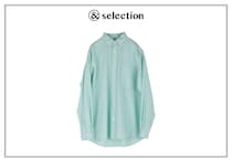 〈エイトン〉から、爽やかなグリーンが春らしいシャツを。