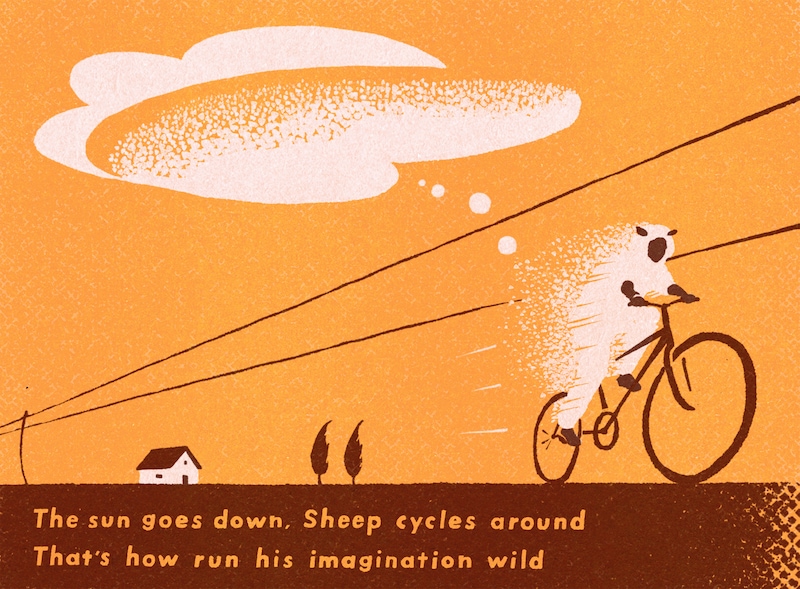 今日1日を、このイラストと。サカサノカサvol.10