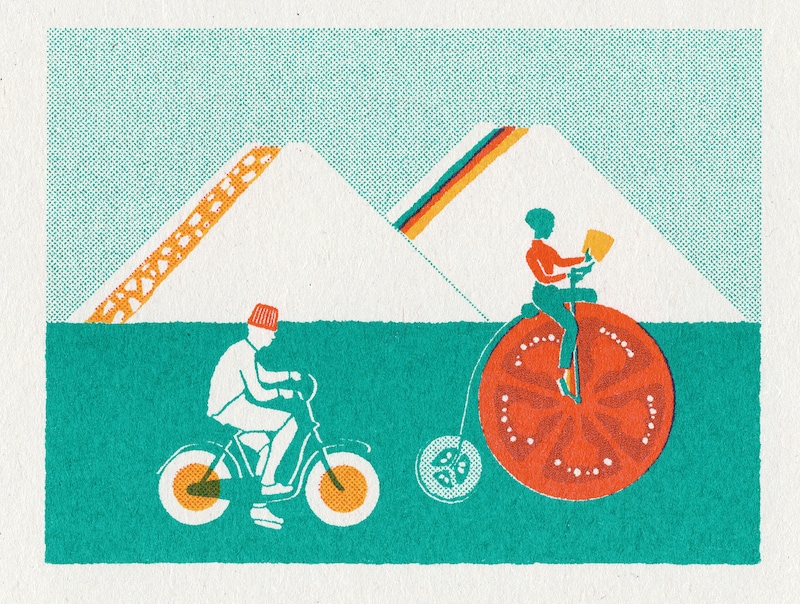 今日1日を、このイラストと。サカサノカサvol.22